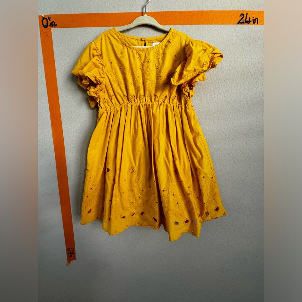 Zara Girl yellow dress sz 6